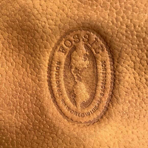 Fossil Camel Brown Nubuck Leather Crossbody Bucket Handbag Purse Clean Interior - Picture 5 of 16